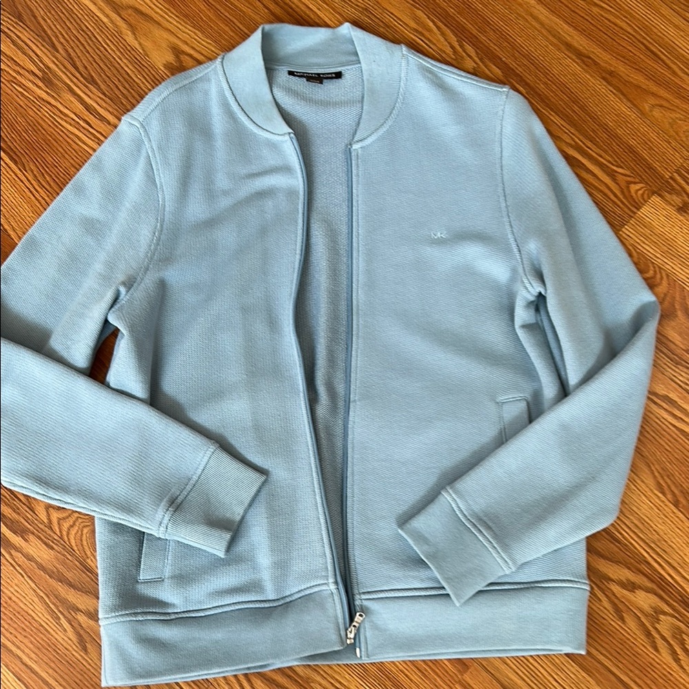 Michael Kors Light Blue Lightweight Jacket